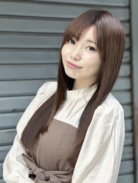 ティーヘア(t.hair) 梅雨対策/髪質改善美髪縮毛矯正/広がらない絹髪ストレート/小顔