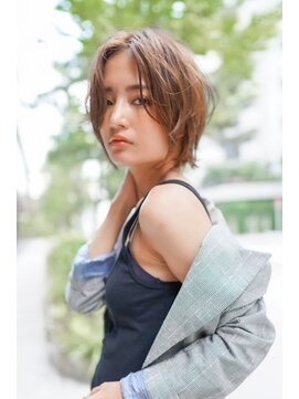 ギークス(GEEKS) 【GEEKS渋谷】ナチュラルショートウルフ/春カラー/小顔/レイヤー