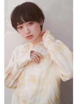 レジュアル(RESSUAL) ホワイトグレージュミニウルフデジタルパーマチェリーブラウン