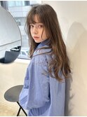 レイヤーカット/アッシュブラウン/透明感カラー/前髪/銀座