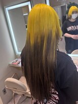テン バイ アンブルリュクス 池袋(teN +by ambleluxe)&nbsp;ルーツカラー/イエロー/ブリーチ