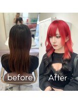 ガルボヘアー 心斎橋店(garbohair)&nbsp;デザインカラー心斎橋エクステプルエクステ当日予約OK