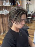 メンズハイライト/メンズメッシュ/メンズミディアム/メンズボブ