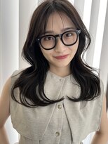 リンヘアー 表参道(RIN hair) ロングレイヤー*ダークグレージュ*髪質改善トリートメント