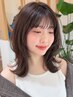艶カット＋厳選つや感カラー＋大人の髪質改善トリートメント￥27,720→￥22,170
