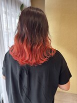 ランリ 名古屋名駅(ranri)&nbsp;ブリーチオレンジカラー/アンダーカラー　