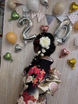 ヘアーサロン アイディ(HAIR SALON Id) 成人式　着付けヘアーセット