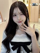 リルミー ミュエナ 大須 矢場町(Lilme myuena)&nbsp;着物ヘア/大人ガーリー/ダークアッシュ/似合わせカット/名古屋