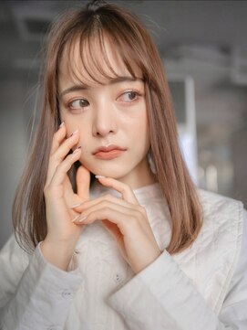 ジェム リット(GEM lit) インナーカラー/くすみベージュ/ラベンダーミルクティー★53