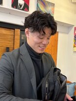 ツネ ヘアアンドヘッドスパ(TsuNE hair&head spa) ルーズパーマ サーフパーマ フェードスタイル