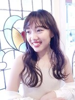 ローグ ヘアー 金町店(Rogue HAIR)&nbsp;ピンクミルクティーベージュ×くびれレイヤー×パーマ RogueTAKA