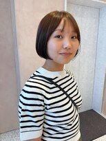 オン キャナルシティ博多前店(on) 【晴音】ミニボブ/アッシュグレージュ/20代