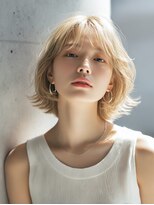 ロッソ 大橋店(Rosso) ハイトーンのふんわり外ハネボブ【大橋】