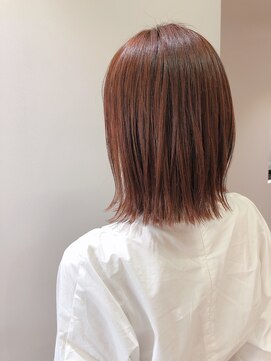 エラマ ヘアメゾン(elama hair maison) 【elama】切りっぱなしピンク