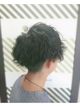 バーバーバー 都賀(BARBER-BAR) マッシュツイストパーマ