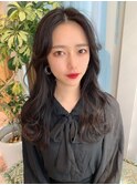 【Lond robin】河野まい ストレートパーマ黒髪韓国で決まり!