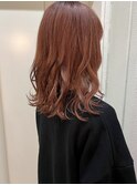 ダブルカラー☆アプリコットオレンジ