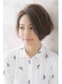 大人可愛いナチュラルボブ