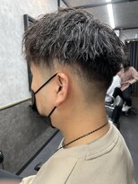 レベル 葛西店(LEVEL)&nbsp;ツイストスパイラルパーマ フェード メンズカット 葛西メンズ