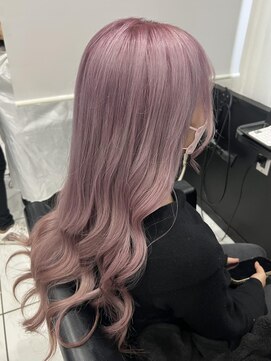 ヘアーデザイン ジェルム(Hair Design germe) 大人可愛いホワイトピンク/YUDU
