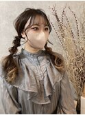 玉ねぎヘア　ツインテール