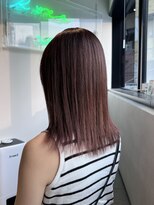 ロカリタフォーヘアー 河原町三条店(ROCAReTA FOR HAIR) ピンクブラウン