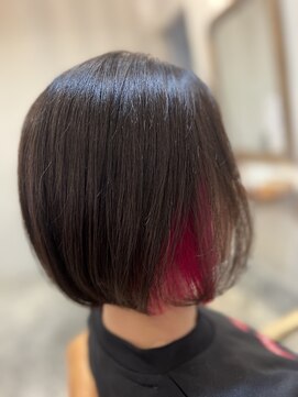 ラソヘアーオアシス(Laso hair oasis) インナーカラーピンク