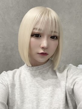 ロウル 渋谷(LOWRL) ホワイトブロンド/ブリーチ