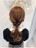 ゆるめ巻のローポニー
