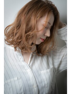 カバーヘア ブリス 北浦和(COVER HAIR bliss) ハイトーンカラー外国人風ルーズカールボブv北浦和10代20代30代