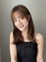 ガーランド (Garland)&nbsp;大人かわいいくびレイヤーまろベージュ顔まわりレイヤーカット