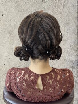 ヘアーデザイン グランツ 平成店(hair design Granz) ツインシニヨン