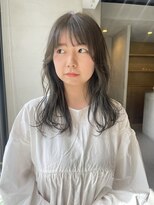 ヘアー アイス ルーチェ(HAIR ICI LUCE) オリーブグレージュ ブリーチなしダブルカラー /林