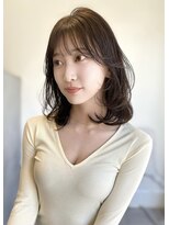 シー(SEA)&nbsp;鎖骨ミディにふんわり動くface layer,,