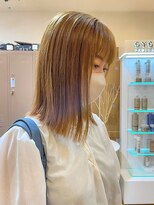ヘアプレイスソル (HAIR PLACE SoL)&nbsp;イエローベージュ/ミディアム/ストレート