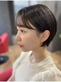 【吉祥寺/荻野元気】耳掛けショートレイヤー　秋　40代50代60代