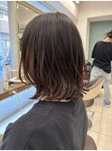 結べるボブレイヤーカット