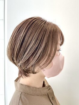 ヒールセンガワ(heel SENGAWA)の写真/銀座発の実力派スタイリスト在籍。明るめカラーや綺麗なグレイカラーで透明感と艶感を演出＊[調布/仙川駅]