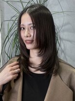 スカイ(SKY)&nbsp;髪質改善縮毛矯正韓国風レイヤーカットダブルカラーベージュ