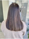 ブリーチ無しグレージュカラー♪