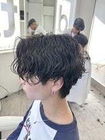 ルートバイドット 町田店(root by dot.) センターパート×波巻きパーマ