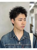 ツイストスパイラルパーマ/スパイキーショート