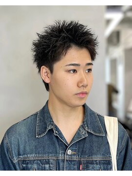 ネクストメンズ 表参道(NEXT men's) ツイストスパイラルパーマ/スパイキーショート