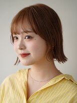 ワン 川崎(ONE)&nbsp;オリーブベージュ/ウェットヘア /レイヤーカット/川崎