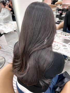 ロンド ブランシュ 錦糸町北口(Lond blanche) ニュアンスカラーグレージュ艶髪スタイル
