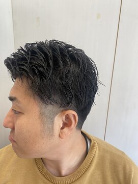 ヘアーアンドグルーミング ヨシザワインク(HAIR&GROOMING YOSHIZAWA Inc.) ツーブロックアップバング刈り上げショートビジネスカジュアル