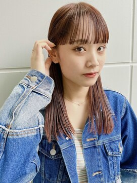 ジュリエッタ(giulietta) ロング オレンジブラウンカラー 暖色カラー ストレート 艶髪