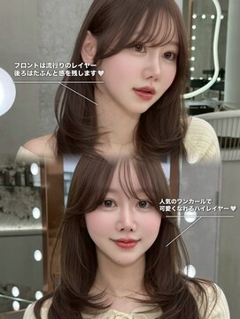 グロー オオミヤ アネックス 大宮(GLROW OMIYA ANNEX) ★ANNEX レイヤーカット ワンホンヘア ミディアムレイヤー