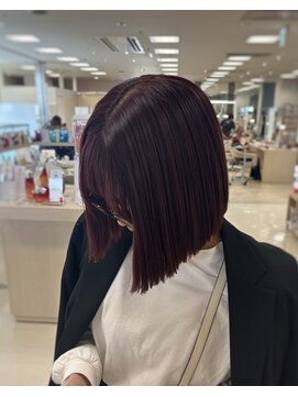 ケンジ 平塚ラスカ店(KENJE) ワインレッド/ダークブルー/デジタルパーマ/平塚駅