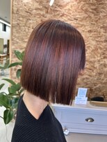 ヘアー ボニータ(hair bonita)&nbsp;#切りっぱなしボブ#髪質改善トリートメント#暖色カラー